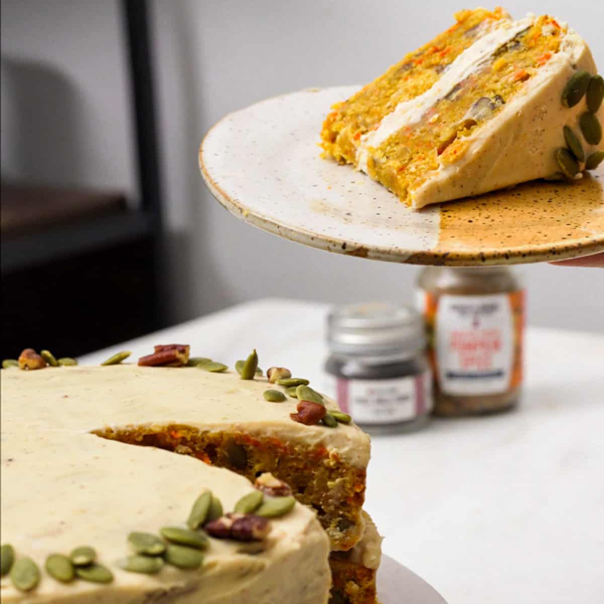 Pumpkin Carrot Cake - Newel Tasting Table